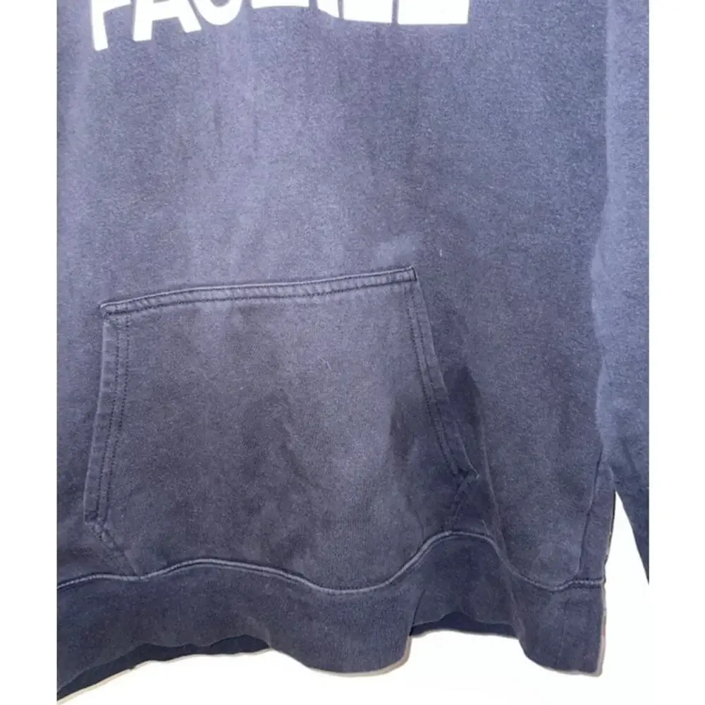 The North Face Mens Black Hoodie Medium Cotton Pullover Sweatshirt Outdoors